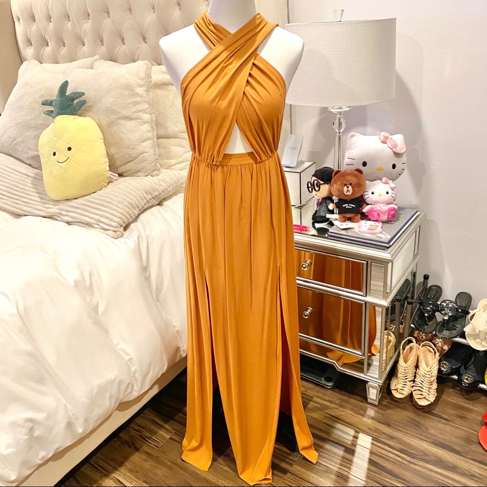 Mustard Yellow Maxi Dress